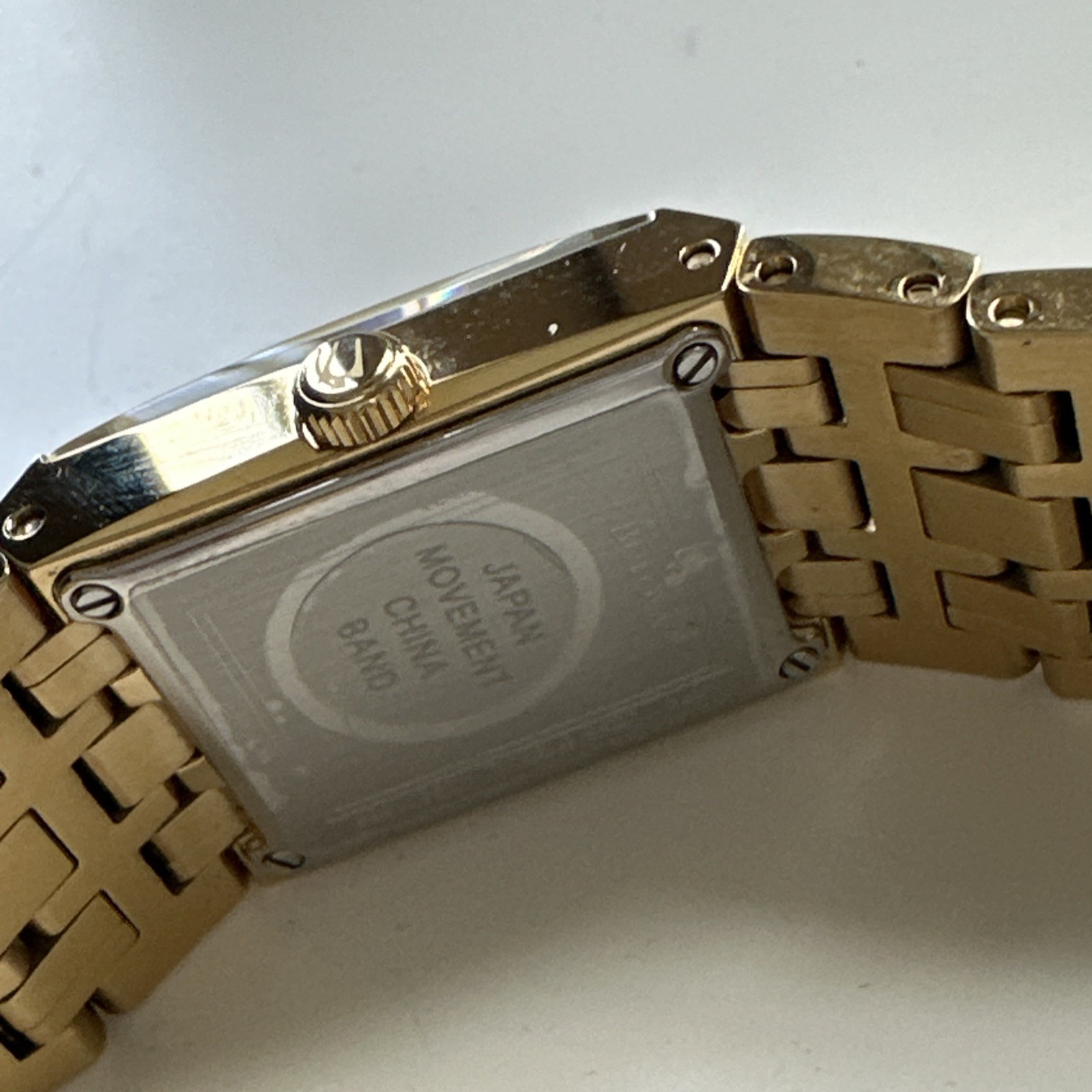 Bulova Women’s Marc Anthony Quadra Black Dial Watch – 97P167