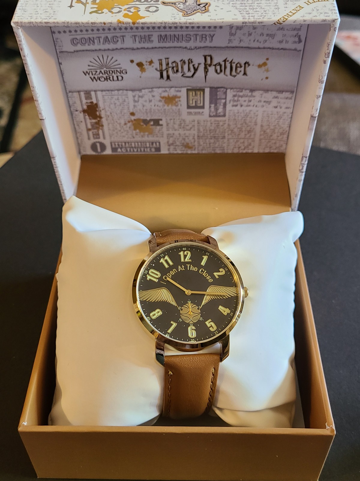 Harry Potter Accutime Lim Ed Golden Snitch Watch 2020 New in Box, Sub Dial