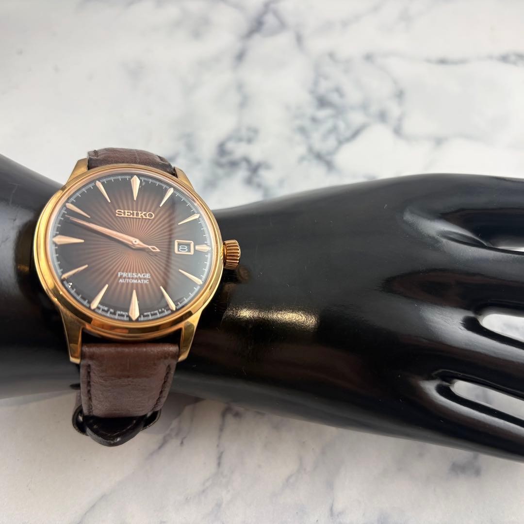 Seiko Presage SARY128 Cocktail Time Manhattan Automatic Men’s Watch Box