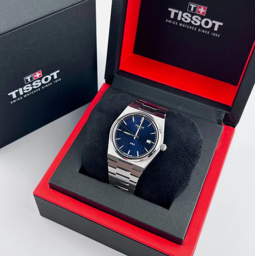 Tissot Men’s Classic PRX/316L Blue Stainless Steel Watch T137.410.11.041.00