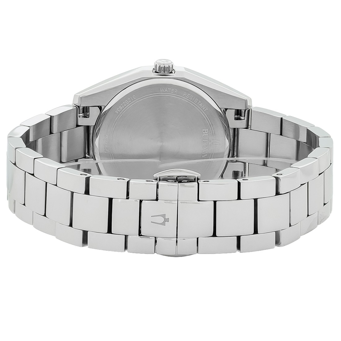 Bulova Surveyor Diamond Women’s Stainless Steel Quartz Watch – 96P229