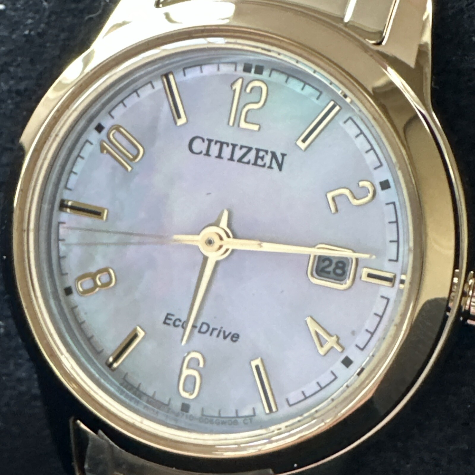 Citizen Gold Womens Analogue Watch FE1242-78D