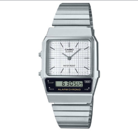 Casio AQ-800E-7ADF Analog Digital Quartz Classic Watch – stainless steel
