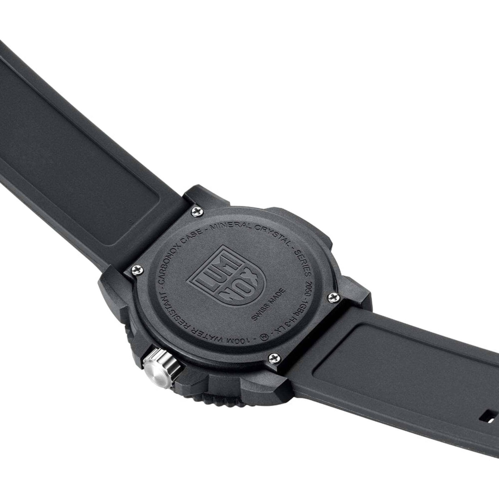 Luminox Men’s Watch G Sea Lion Quartz Orange Dial Black Rubber Strap X2.2059.1