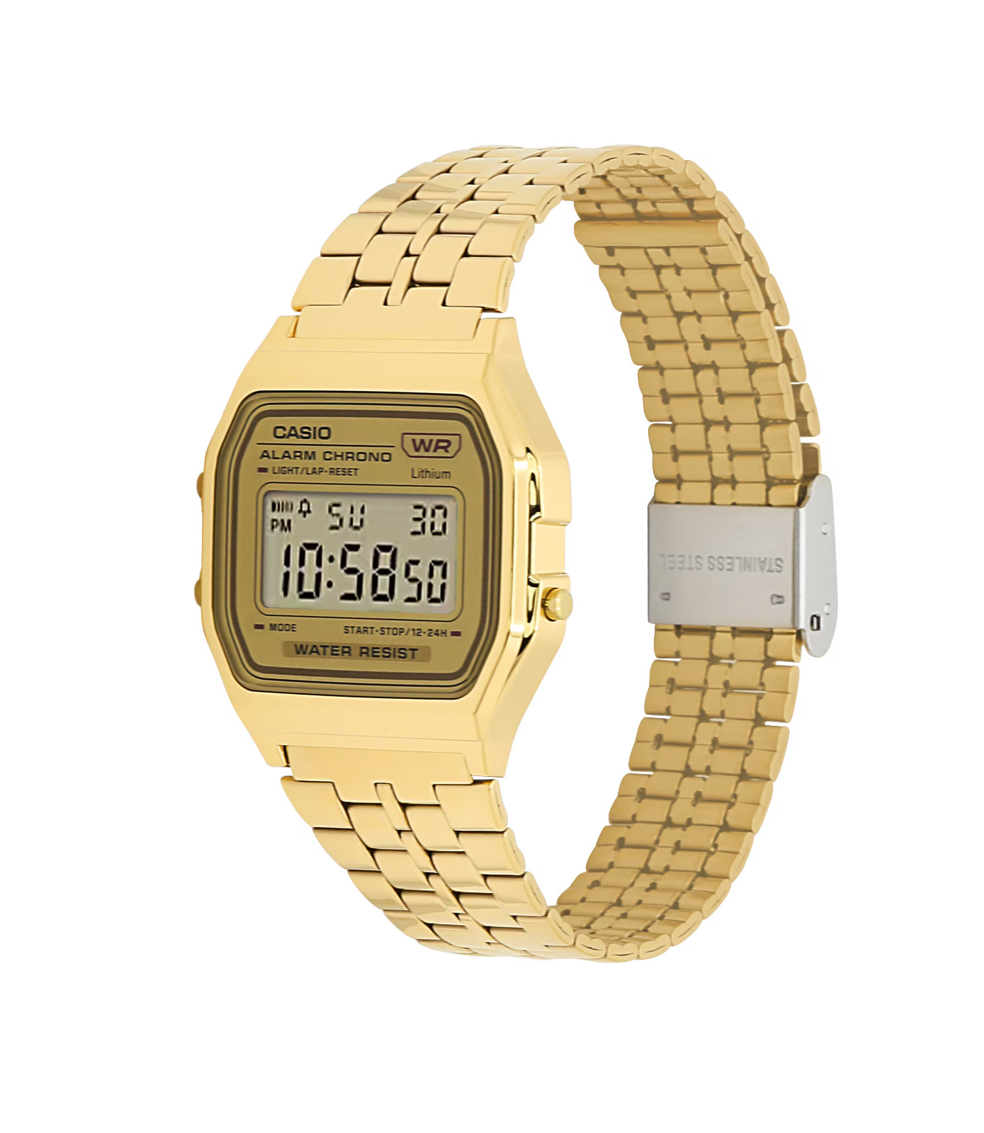 Brand New Casio Vintage Gold Tone Digital Watch