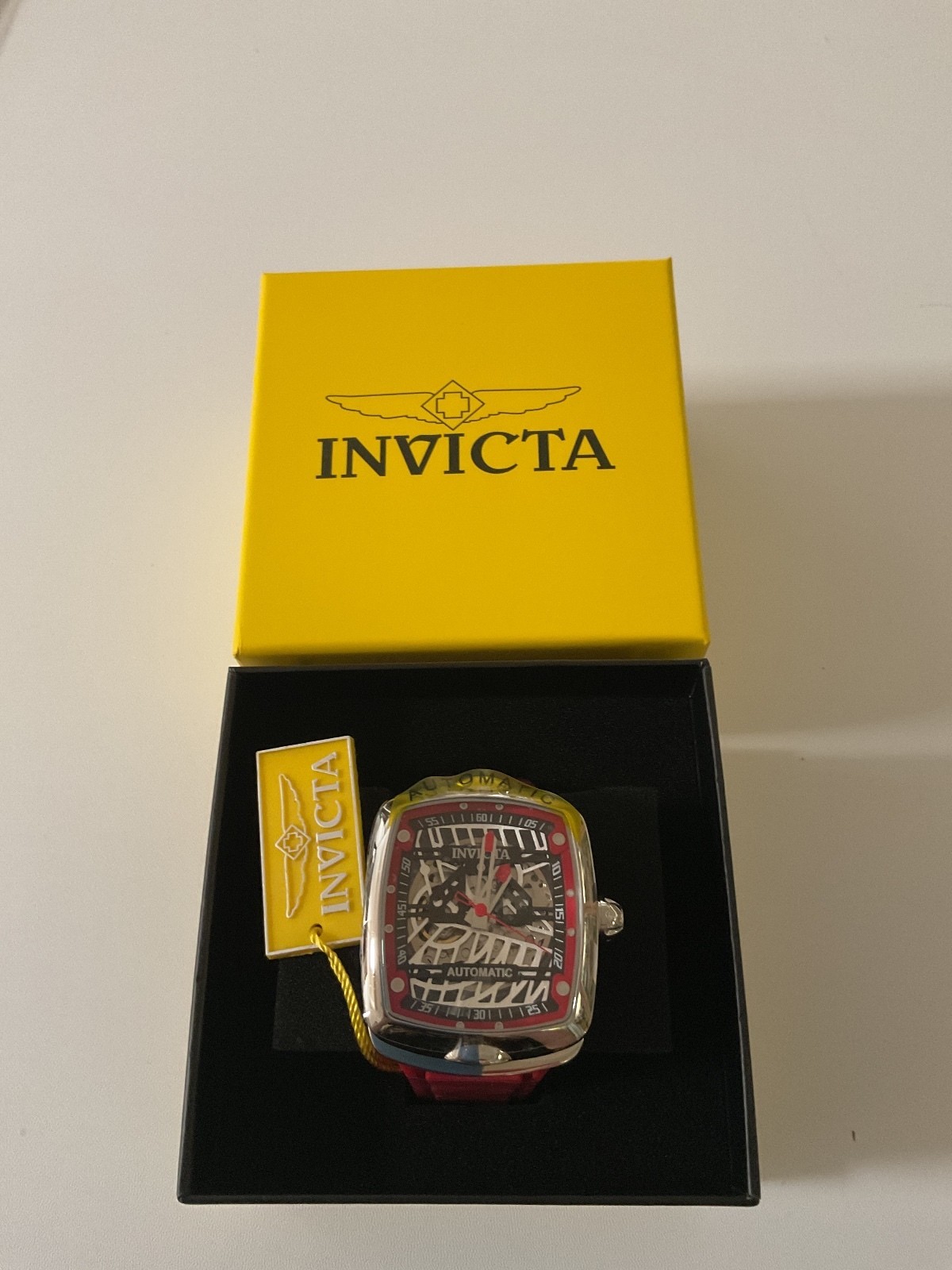 Invicta Automatic Men’s Watch with Red Strap 35286