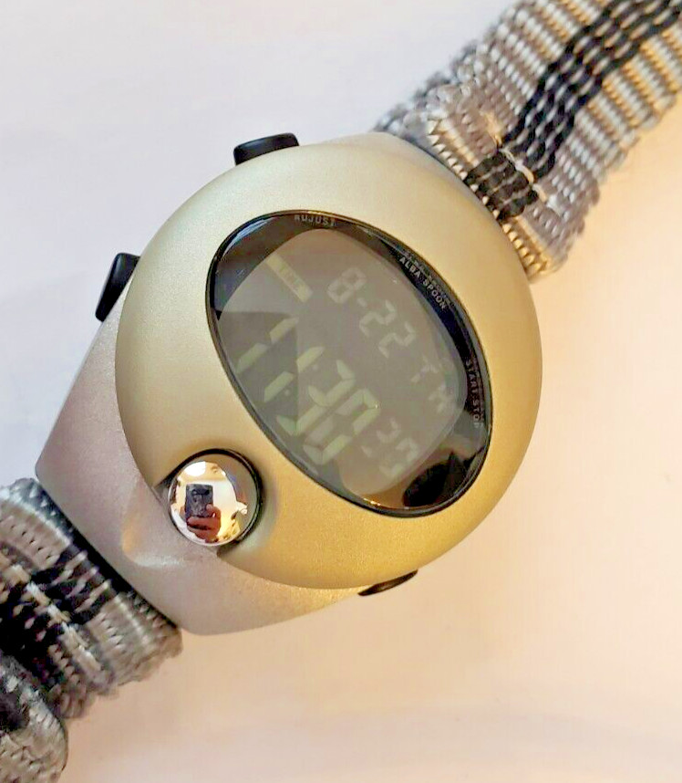 Vintage Seiko Alba Spoon digital Watch. W650-4060 in box w/ manual. Runs.