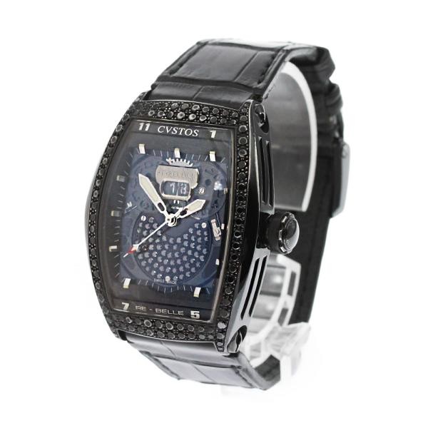 Cvstos Rebellion CVT-RE-BELLION 36mm SS Black Dial Automatic Date Watch #C3284