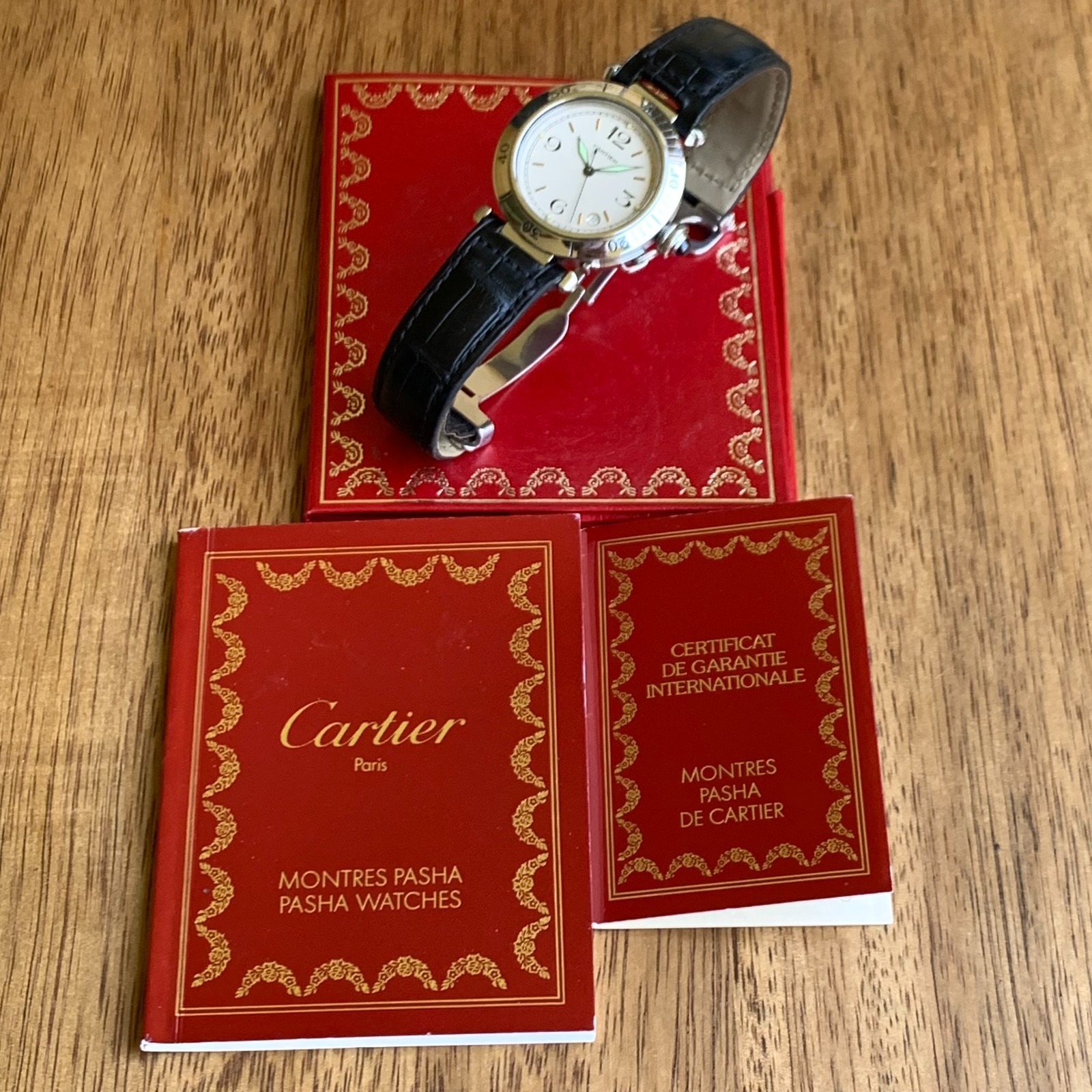 Cartier Pasha Plongeur W3100655 38mm Stainless Steel Watch w/ Papers