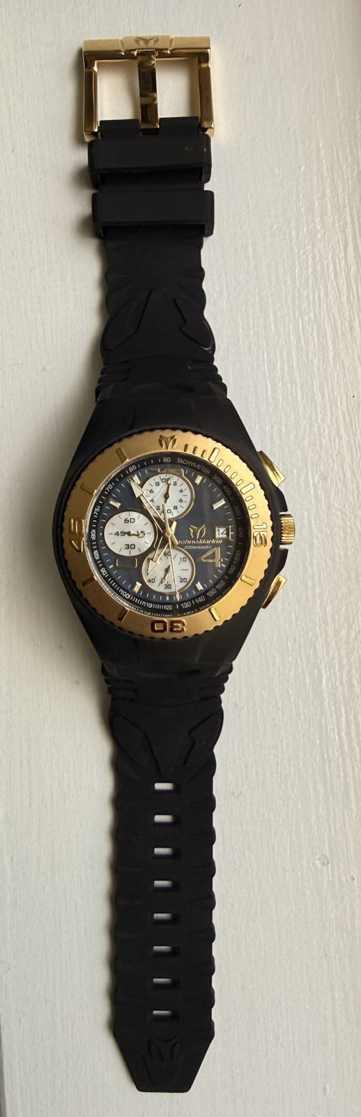 TechnoMarine Cruise Jellyfish Men’s Black/White Watch – TM-115352 With Box