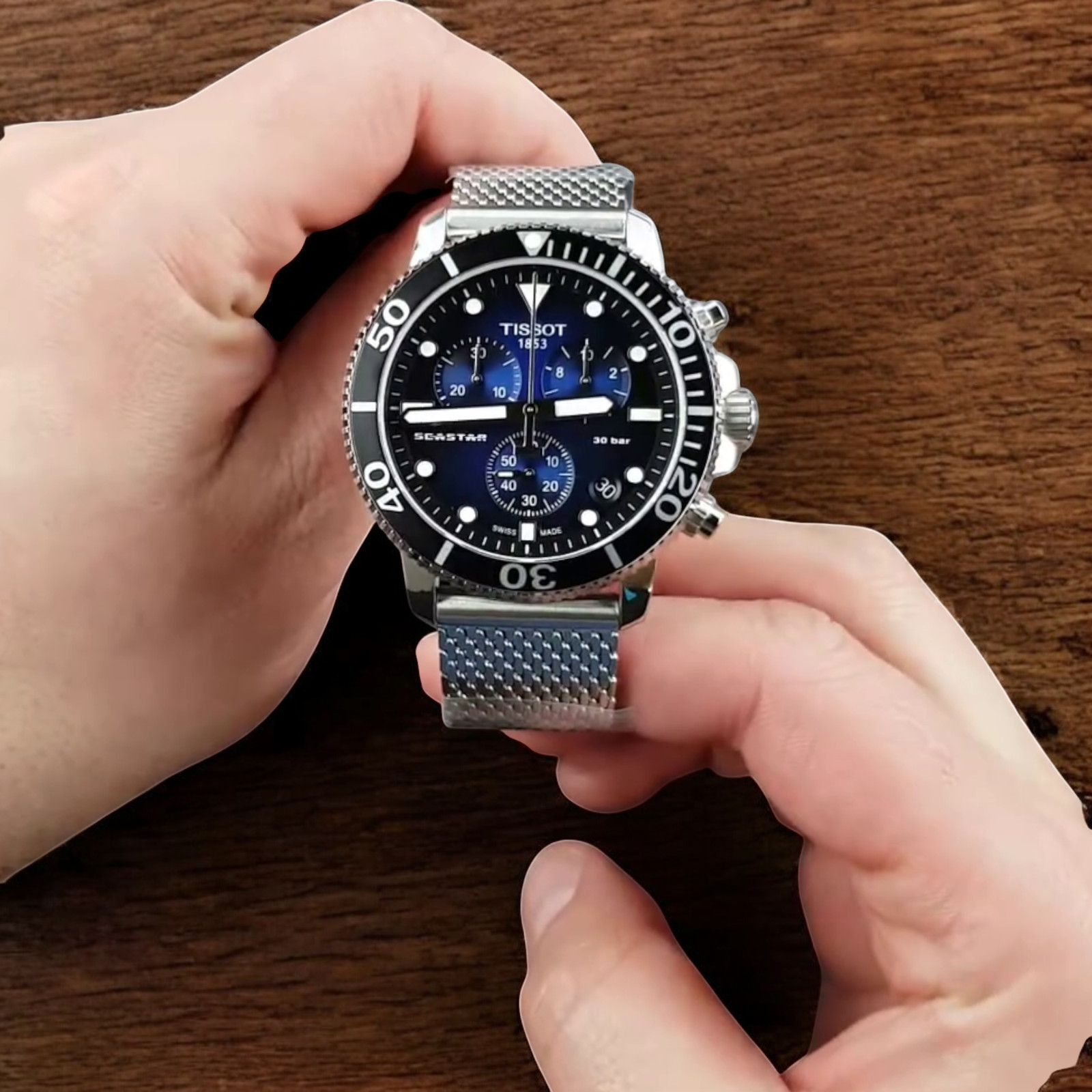 Tissot T-Sport Seastar 1000 Chronograph T120.417.11.041.02 Diver’s Men’s Watch