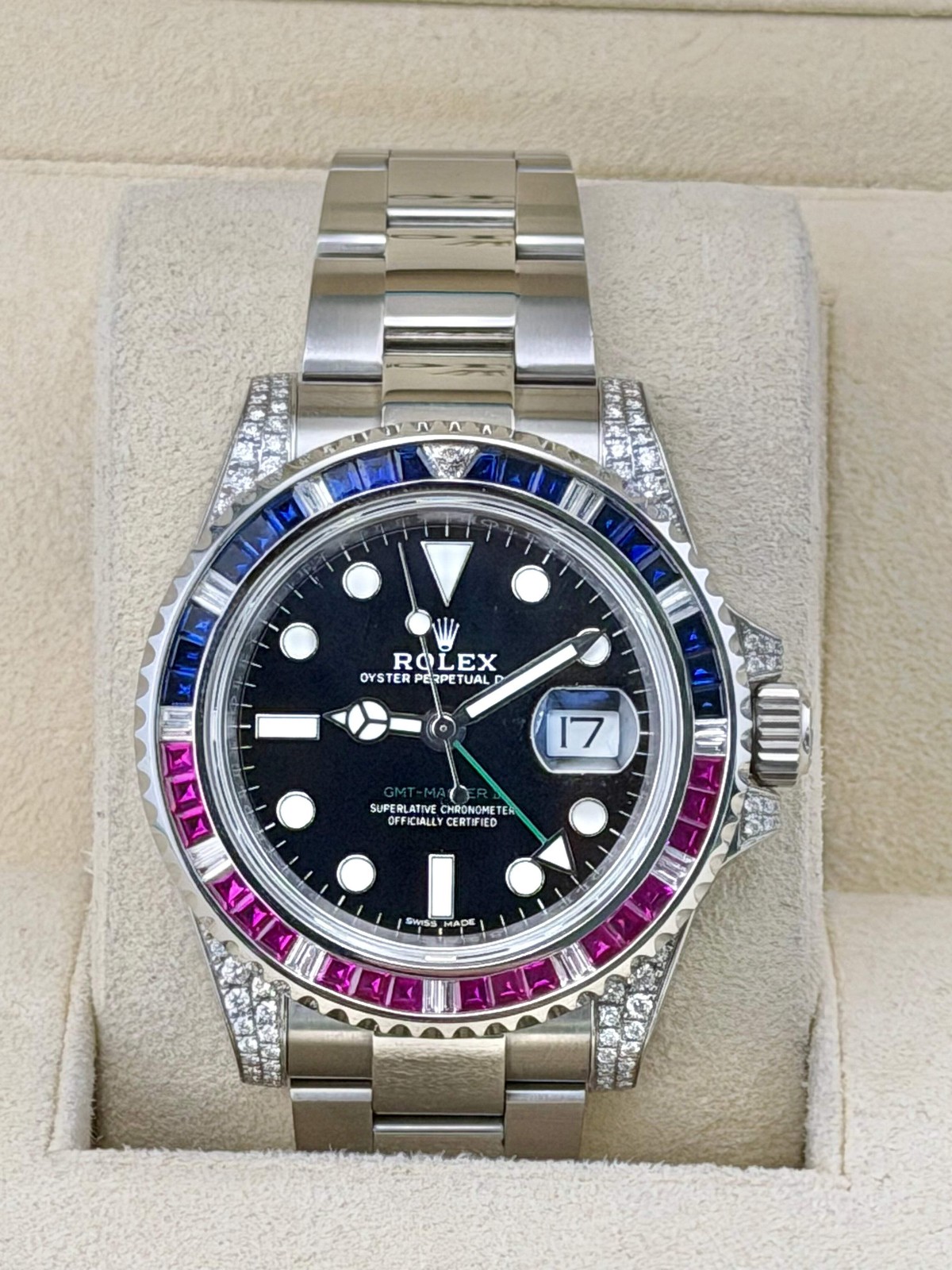 2011+ Rolex GMT Master II Custom SARU 116710LN 40mm Stainless Steel Oyster – Pre