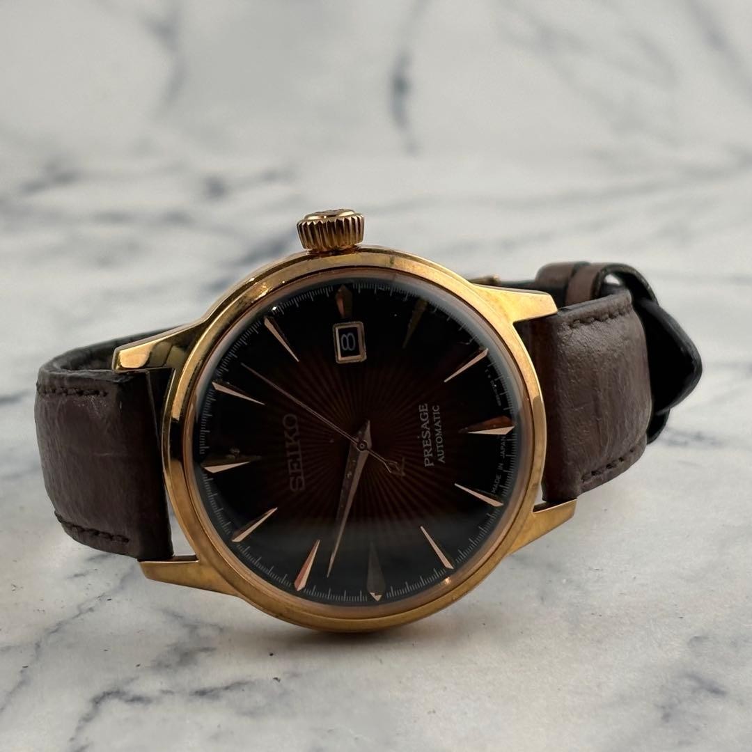 Seiko Presage SARY128 Cocktail Time Manhattan Automatic Men’s Watch Box