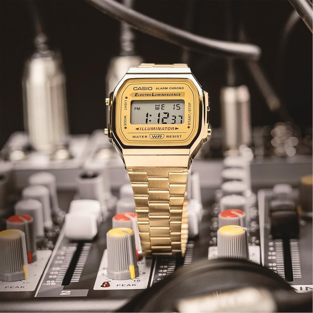 Casio Watch A168WG-9EF Unisex Retro Digital