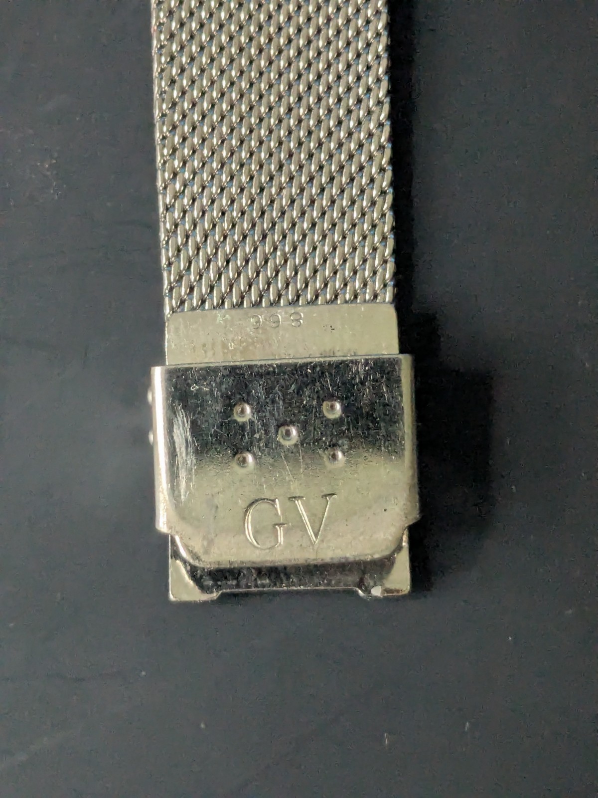 Germinal Voltaire Vintage Ladies 1970’s Watch 17 Jewels Swiss Made Steel 17.5 mm