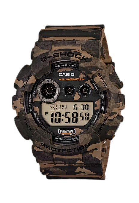 BRAND NEW Casio G-Shock Brown Camouflage Resin Men’s Watch GD120CM-5