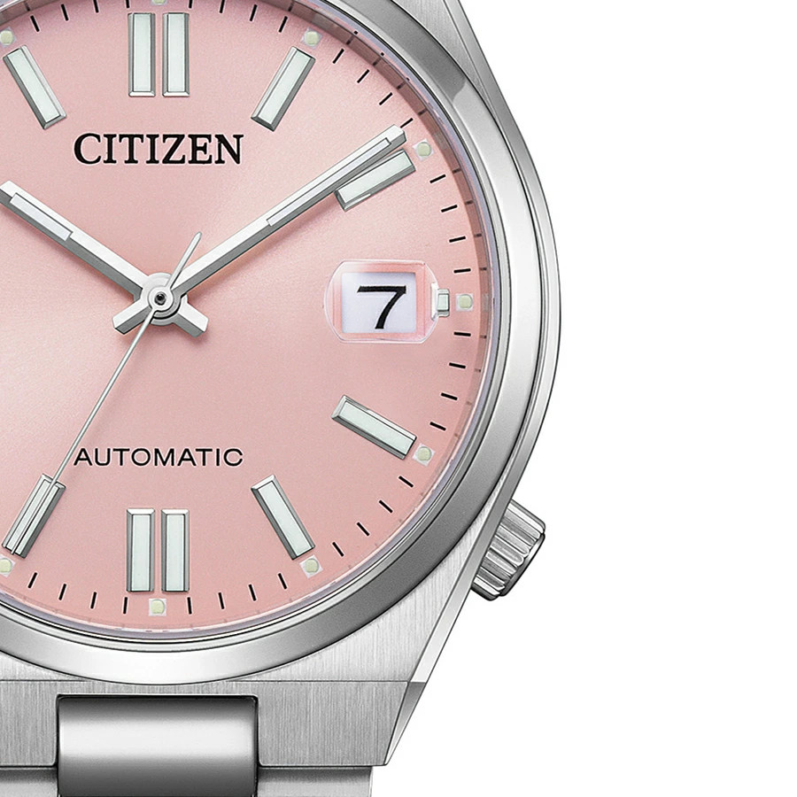 Citizen Tsuyosa NJ0200-50Z JDM Automatic Pastel Pink 37mm Stainless Steel Watch