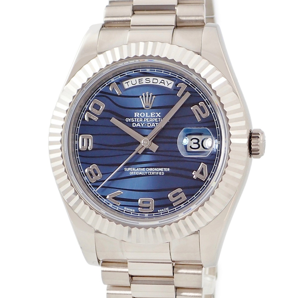 ROLEX Day-Date II 218239 Manufacturer overhauled, random serial number, so
