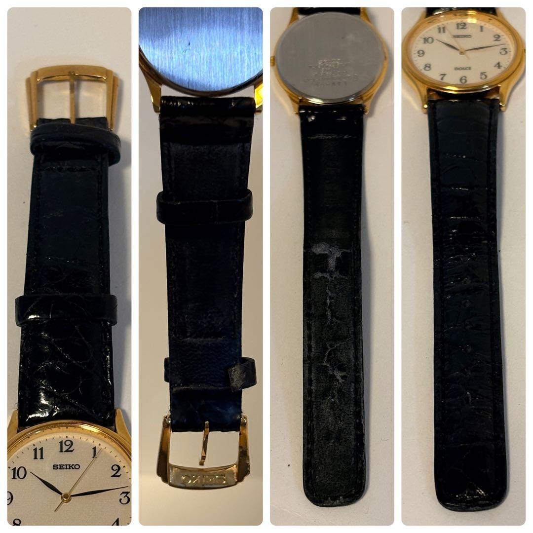 Seiko Dolce 8J41-6100 Men’s Quartz Watch White Made in Japan 07217