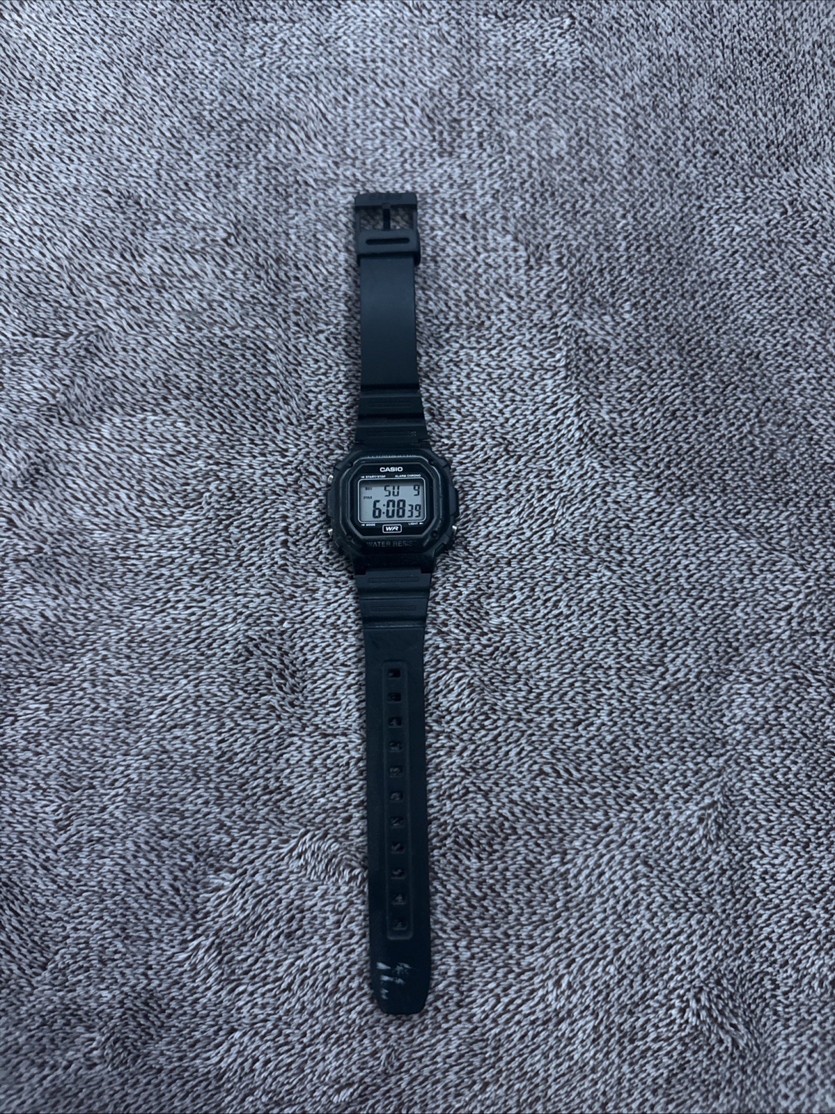 Casio Men’s F108WH-1A Illuminator Collection Black Resin Strap Digital Watch