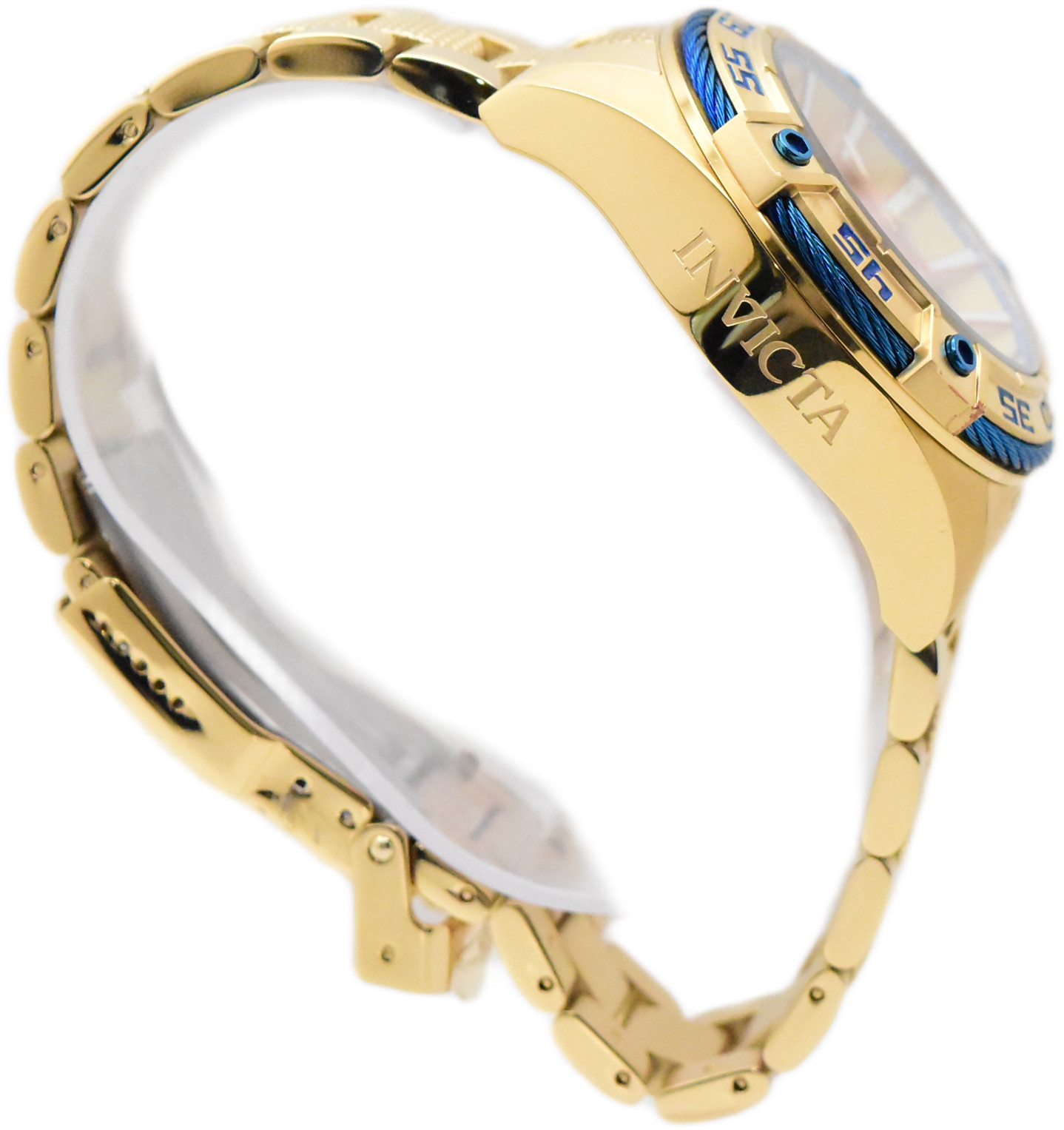Invicta Marvel Captain America Women’s 44mm Limited Edition Gold Watch 27019