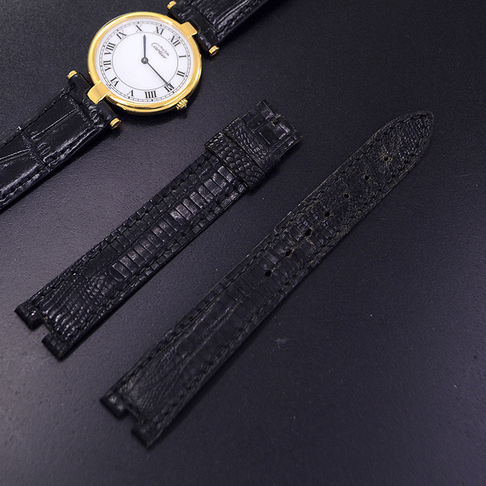 Vintage Cartier Must De Vendome Vermeil Quartz White Dial Dress Men’s Watch