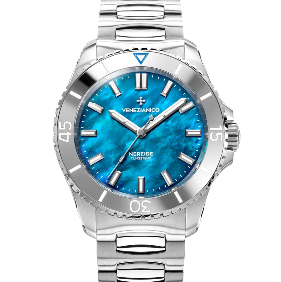Venezianico Nereide Tungsteno 39 – 3121541C Blue Dial 39mm Diver Watch NEW