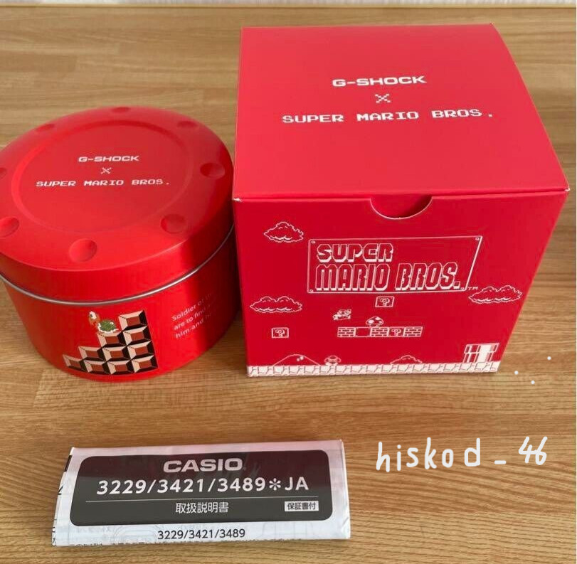 Casio G-Shock Nintendo collaboration Game Super Mario Bros Watch DW-5600SMB-4JR
