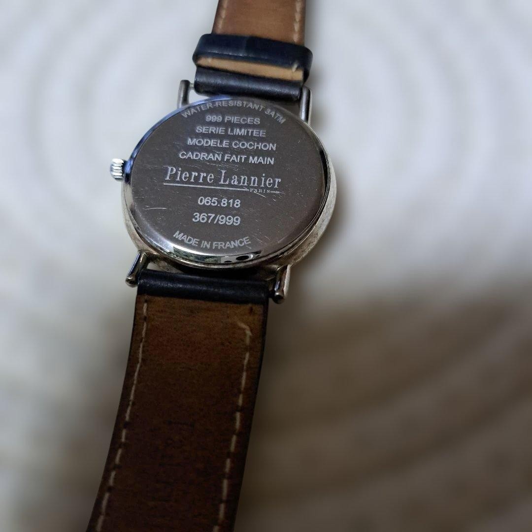 Pierre Lannier Cochon Pig Dial Watch World Ltd 999 France