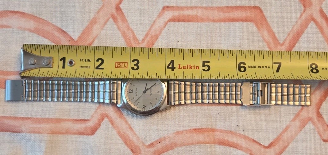 Acqua by Timex Stainless Steel Watch (Timex) Water Resistant New Old Stock