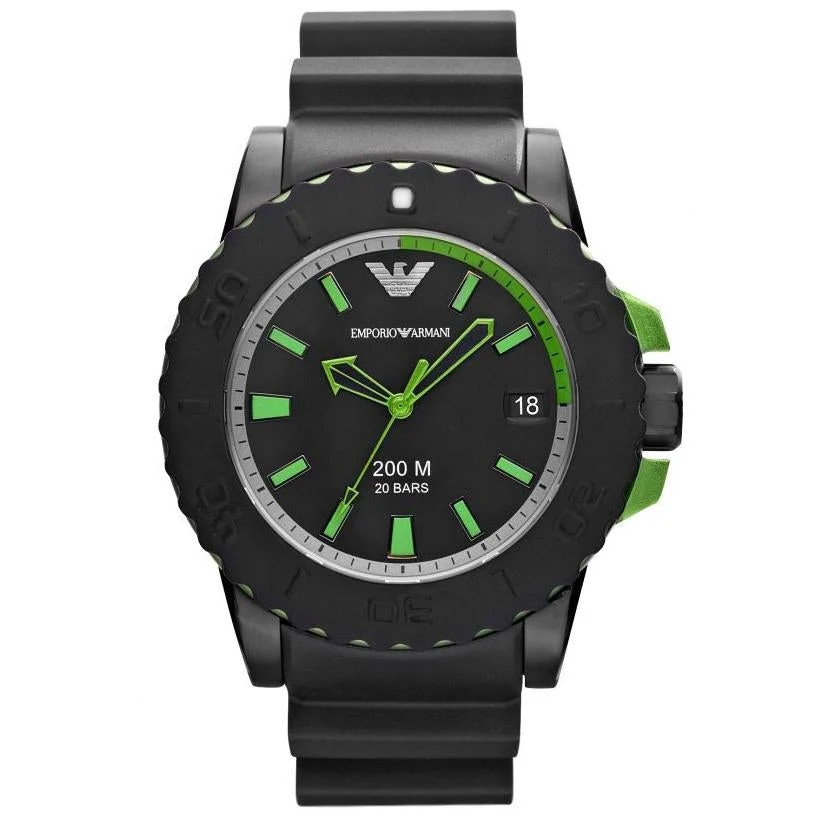 Emporio Armani AR6102 Mens Black Watch