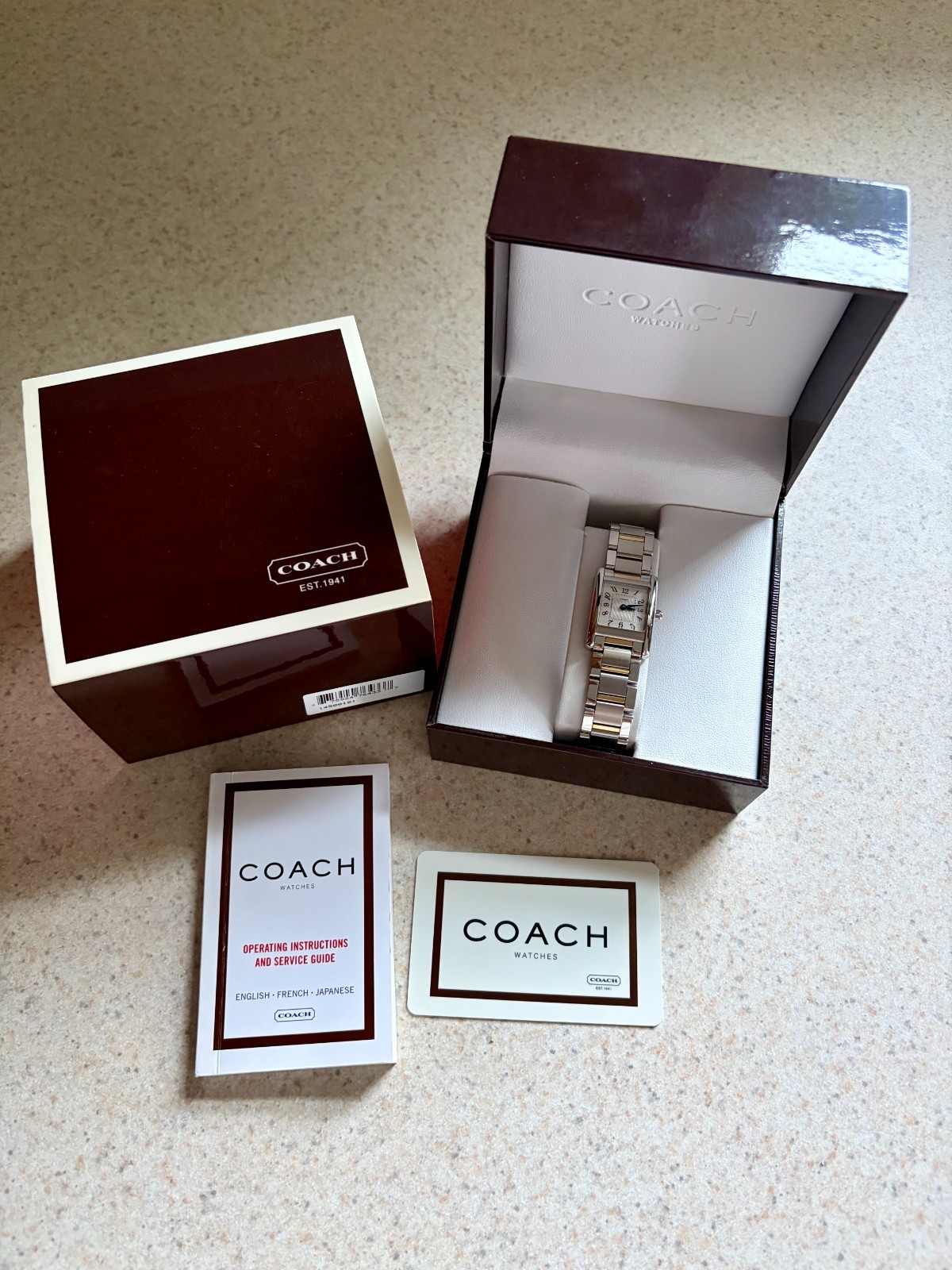 Coach Women’s Watch Stainless Steel Silver and Gold 14500121 *Brand New*