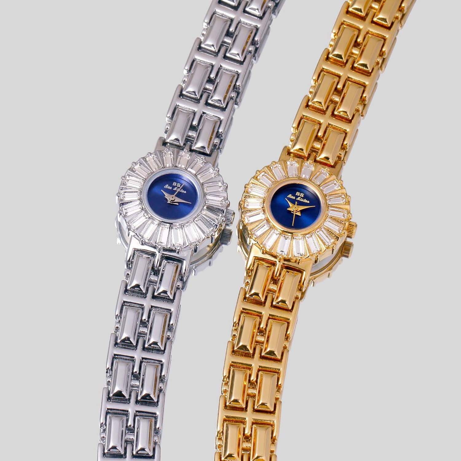 Luxury Women Watch Zircon Flower Face Golden Stylish Women’s Quartz Wrist Watch