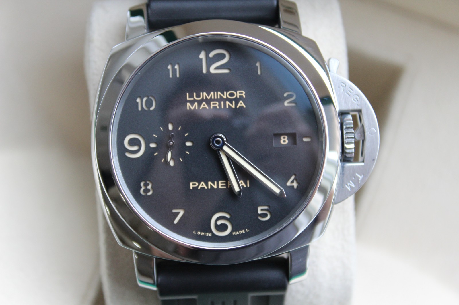 Panerai PAM359 PAM00359 PAM 359 Luminor Marina 1950 3 Days Box Papers Dirty Dial