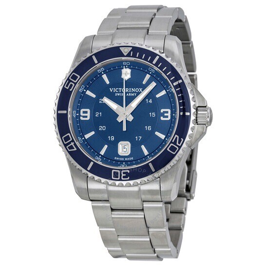 Victorinox Swiss Army Maverick GS Navy Dial Mens Watch 241602 Seller Refurbished