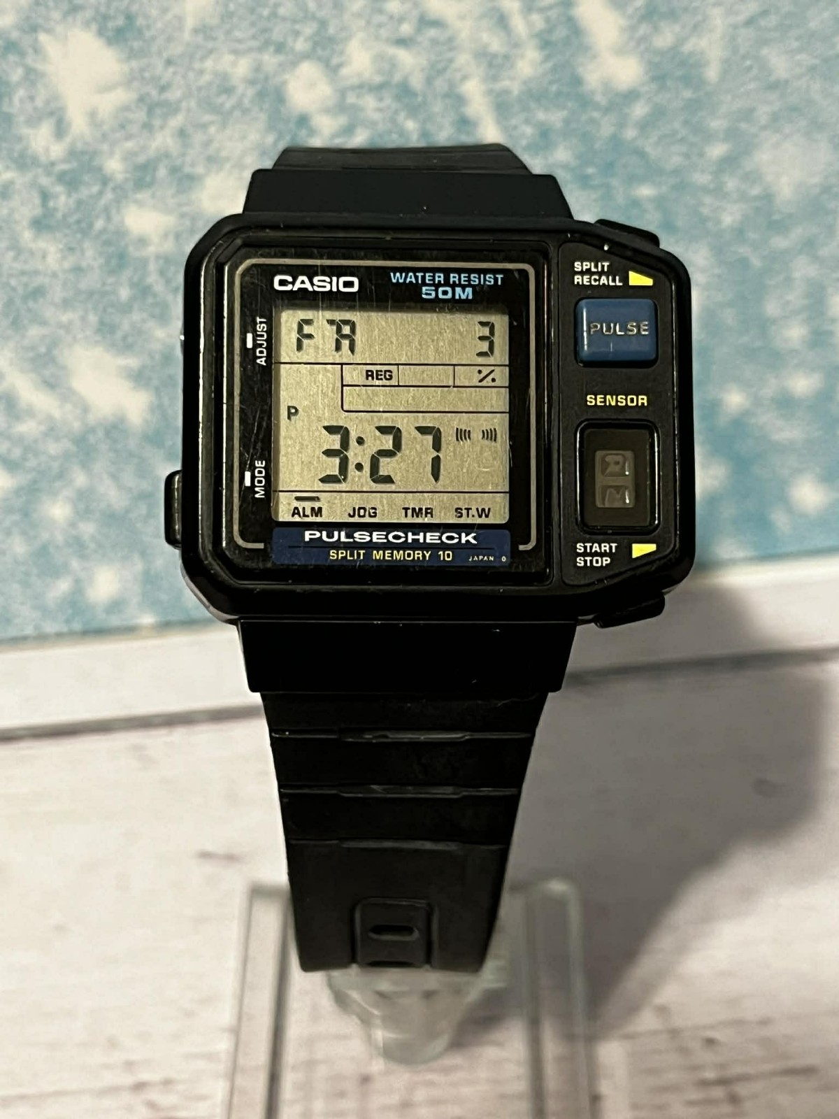 VINTAGE CASIO PULSE CHECK WATCH JP-100W – Read The Description Below