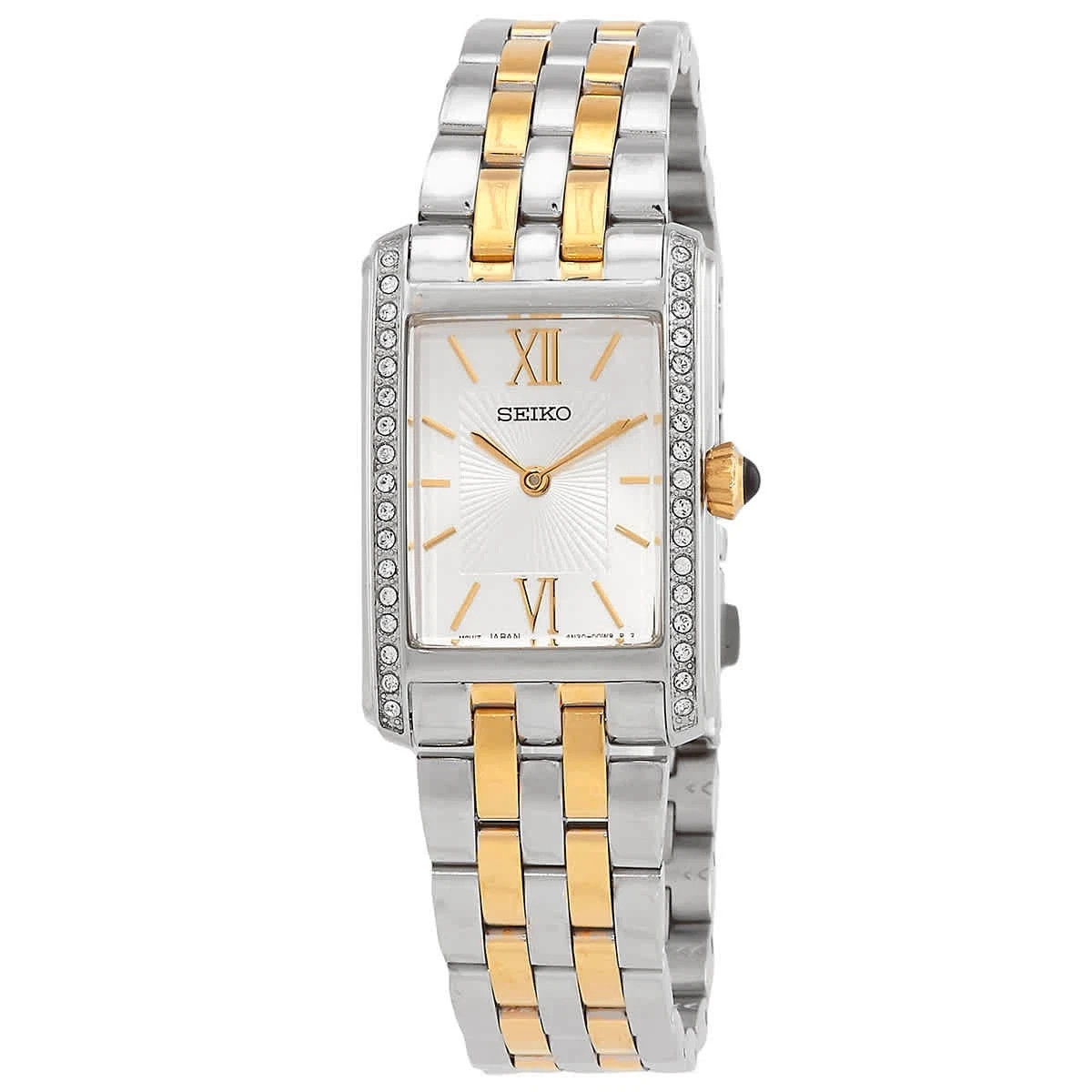 SEIKO SWR093P1 SWR093 ,Ladies Dress,Quartz,Stainless,Two Tone,Stones, WR