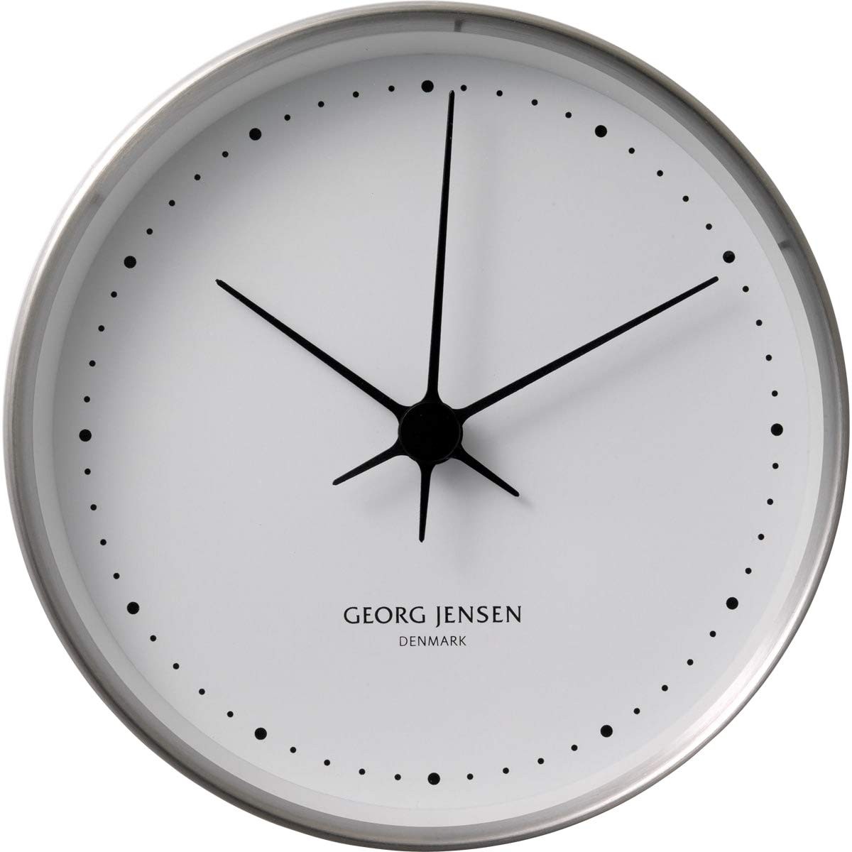 Georg Jensen Henning Koppel 22cm Silver Watch with White Dial, Approx. 22cm