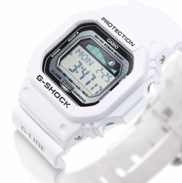 【CASIO】G-SHOCK G-LIDE GLX-5600-7JF White Tide Graph JDM New SpeedPAK