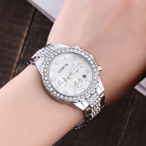 New Fashion Bracelet Wrist Watch for Woman Ladies Silver Rose Gold Luxury Gifts