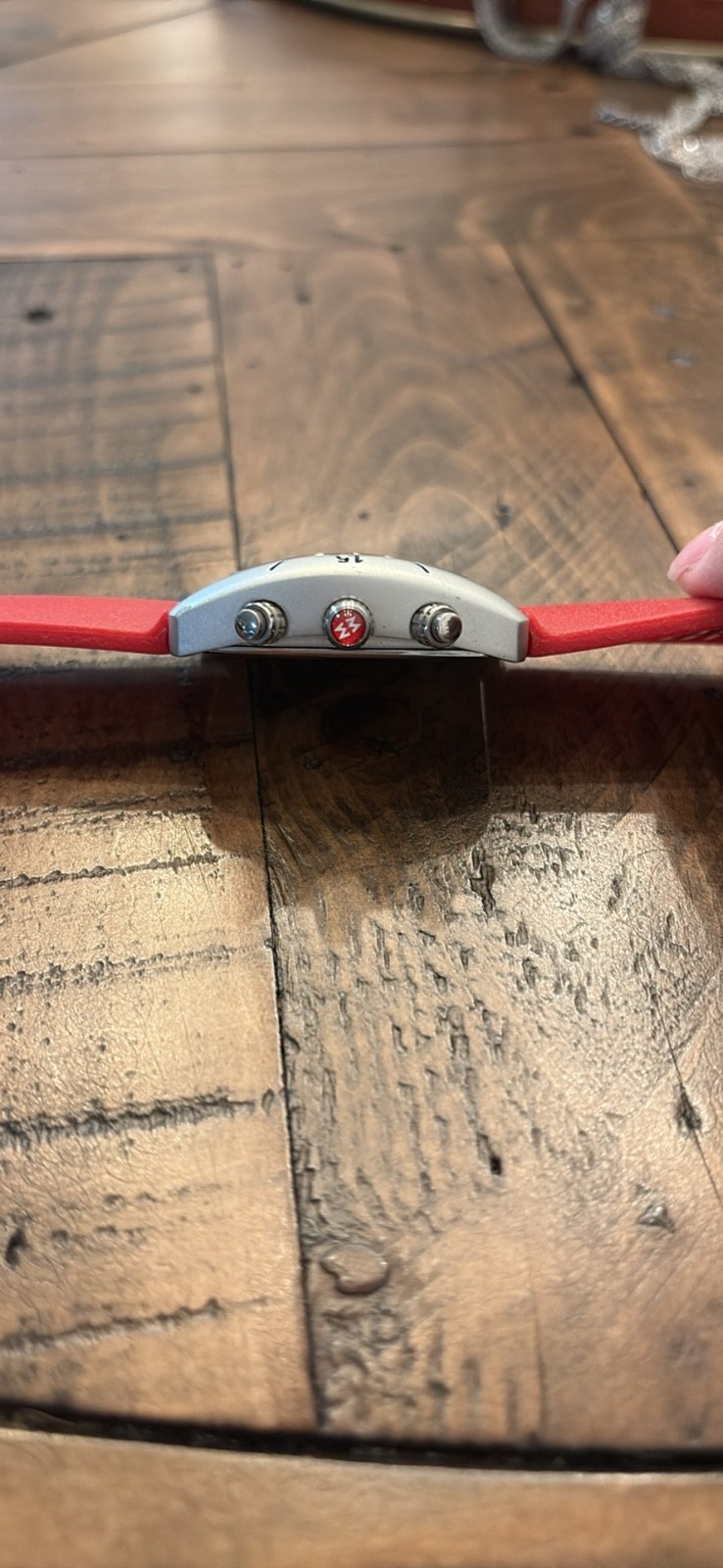 RARE find – MICHELE Urban Chronology 71-195A circa early 2000’s red band & dial