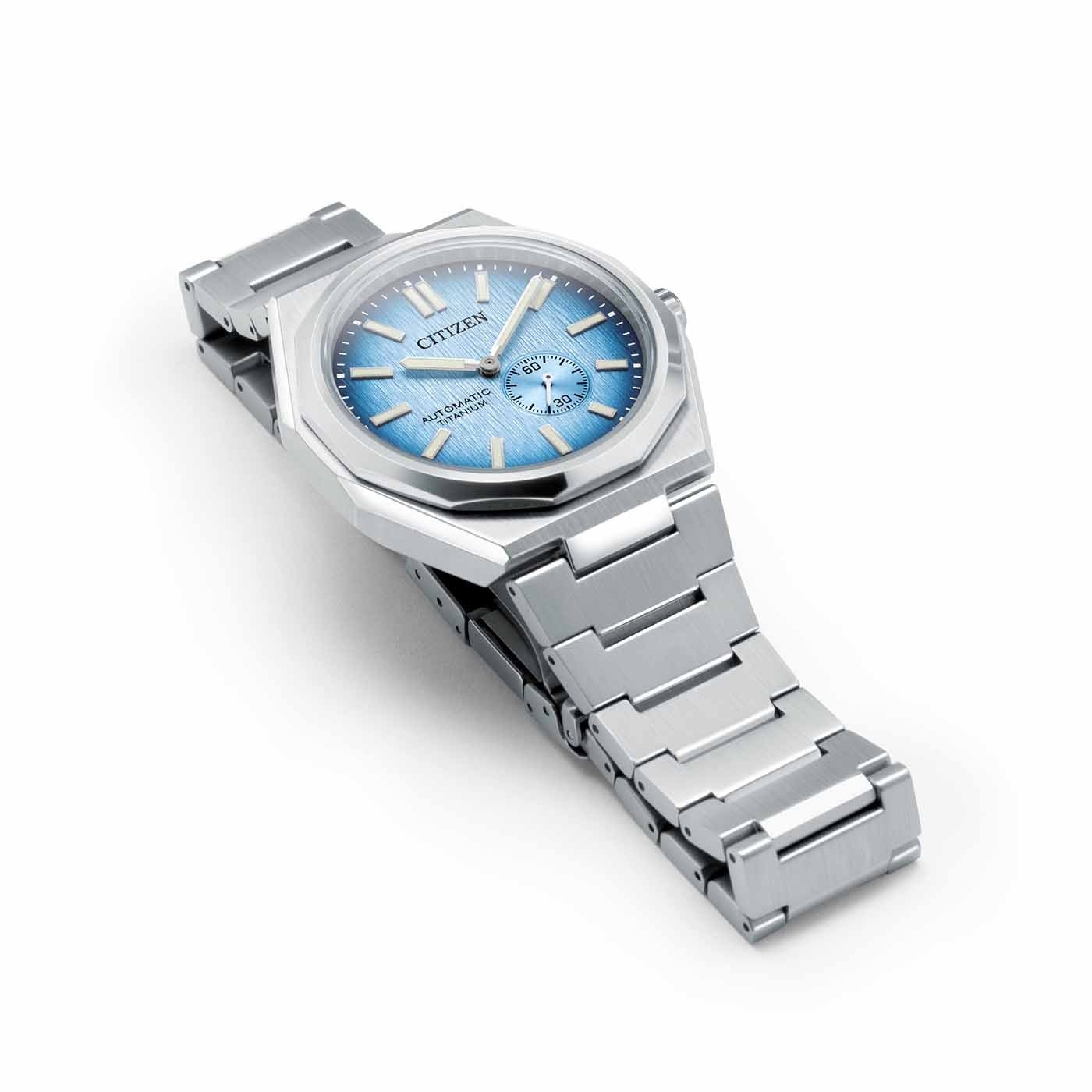 Citizen Zenshin 60 NK5020-58L Automatic Super Titanium™ Sapphire Blue