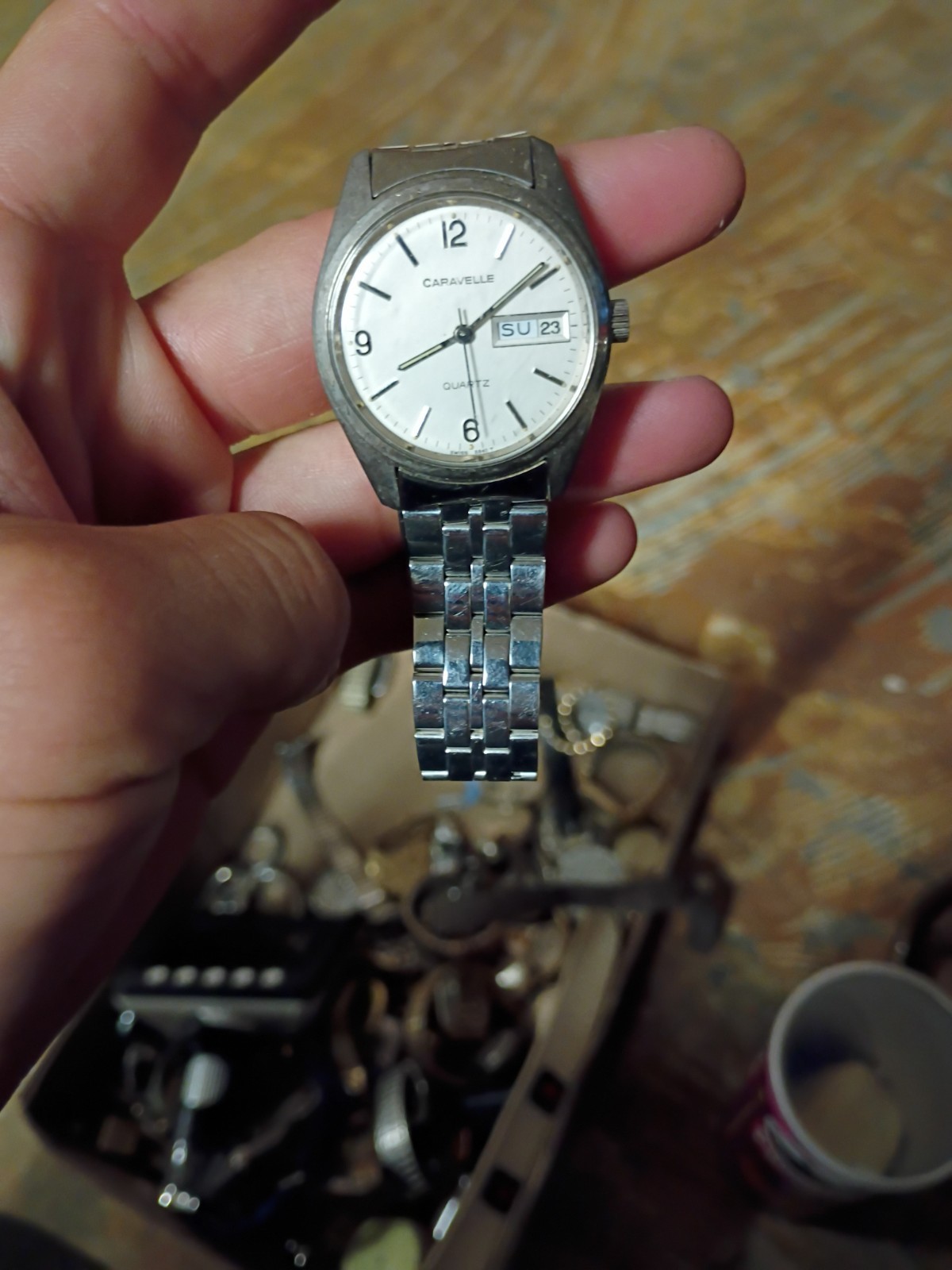 Caravell Watch Not Working, Probably Just Needs New Battery, Bulova Band