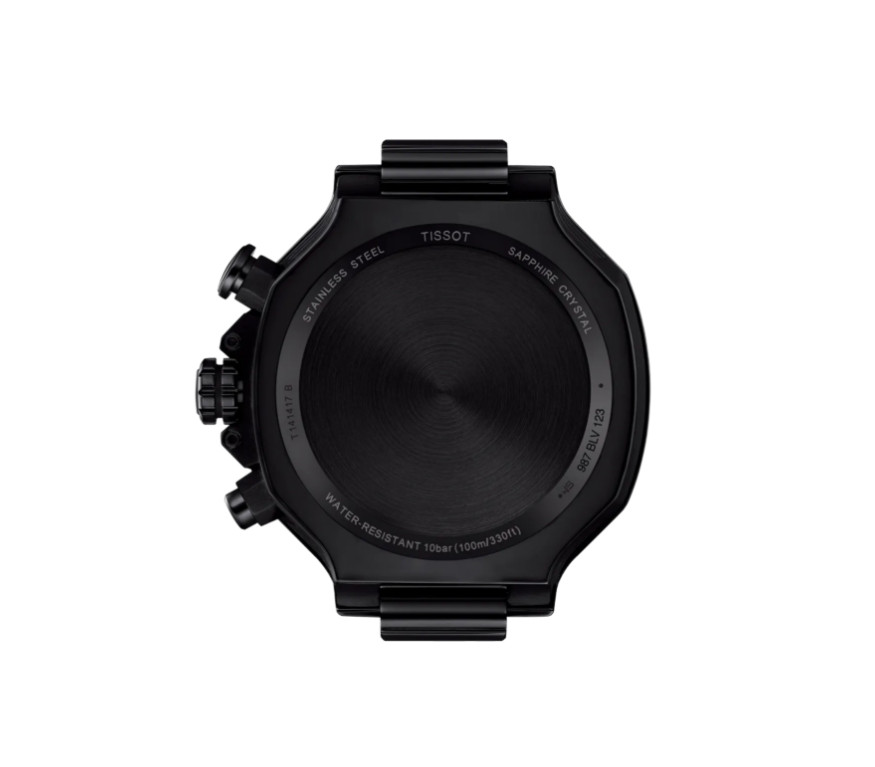Tissot T-Race Quartz Dark Grey Dial Black PVD 45mm Men’s Watch T1414173706100