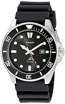 Used Imported Casio Wristwatch Diver Watch MDV 106 1AV Black Men s Overseas Mod