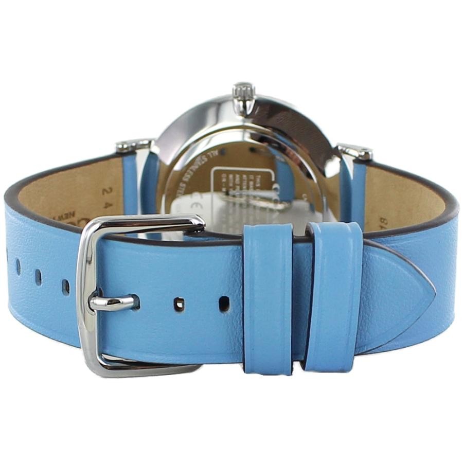 Coach Watch PERRY Silver Dial Quartz 36mm 14504136 Women’s Blue NEW