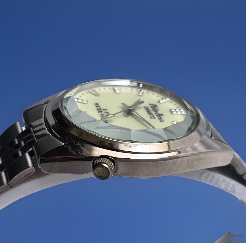 PHILIP PERSIO B3AAB0034 GLOWS IN THE DARK DIAL SCREW BACK CASE 30M UNISEX WATCH