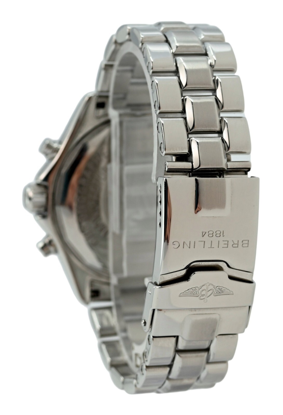 Breitling 41mm Men’s Transocean Yacht Timer Chronograph Swiss SS Watch- A53340!