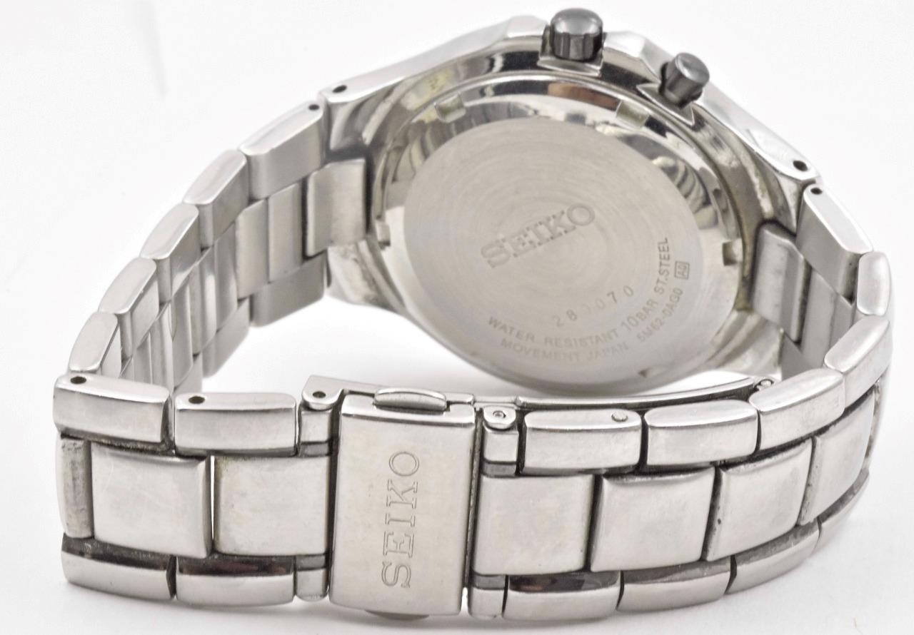Estate untested SEIKO KENETIC DATE 100m Men’s Wristwatch 280070 Short Band