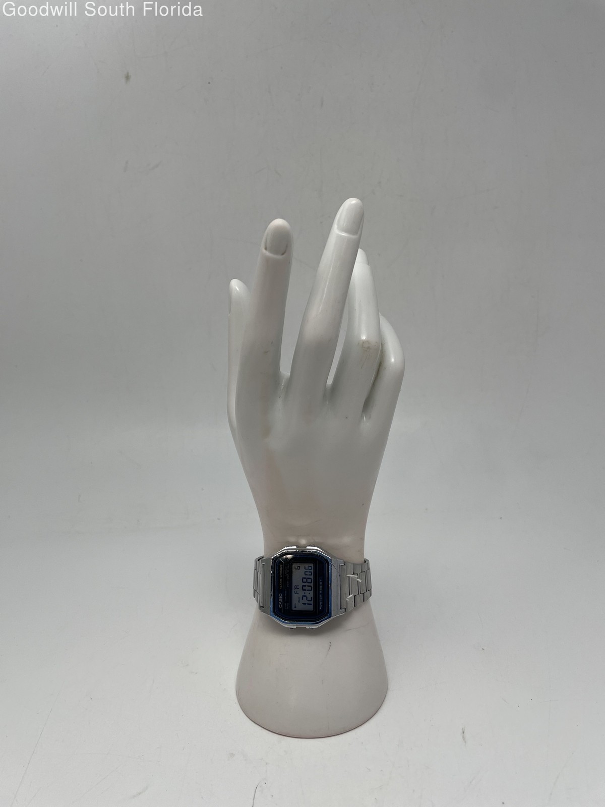 Casio WR A158W Unisex Silver-Tone Watch (NCL)